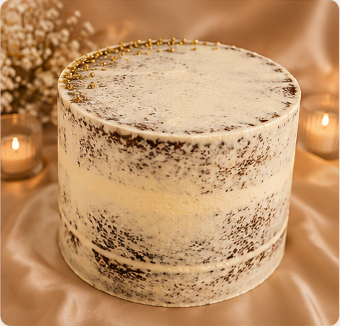 Semi-naked celebration cake by Bake Now Polokwane